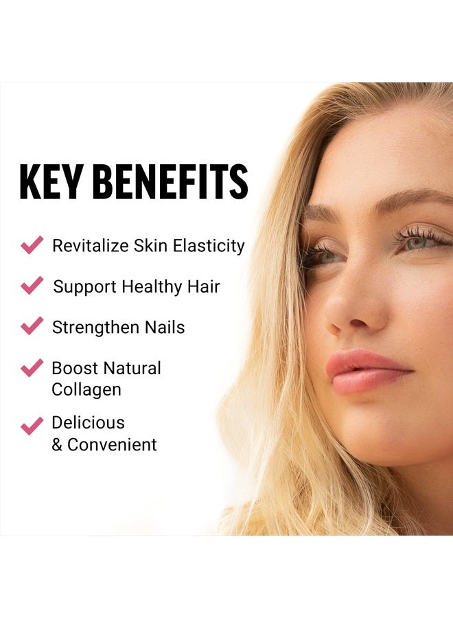 Force Factor Collagen Boosting Superfoods with Biotin, Hyaluronic Acid, Bamboo, and Hair, Skin, and Nails Vitamins, Nail and Skin Supplement, Tropical Fruit Flavor, 120 Soft Chews - 2 Pack - Image 2