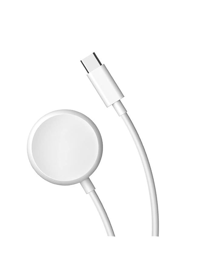 Excefore Watch Charger Compatible For Google Pixel Watch Durable Portable Watch Charger Magnetic Fast Charging Cable Magnetic Wireless Charging White - Image 1