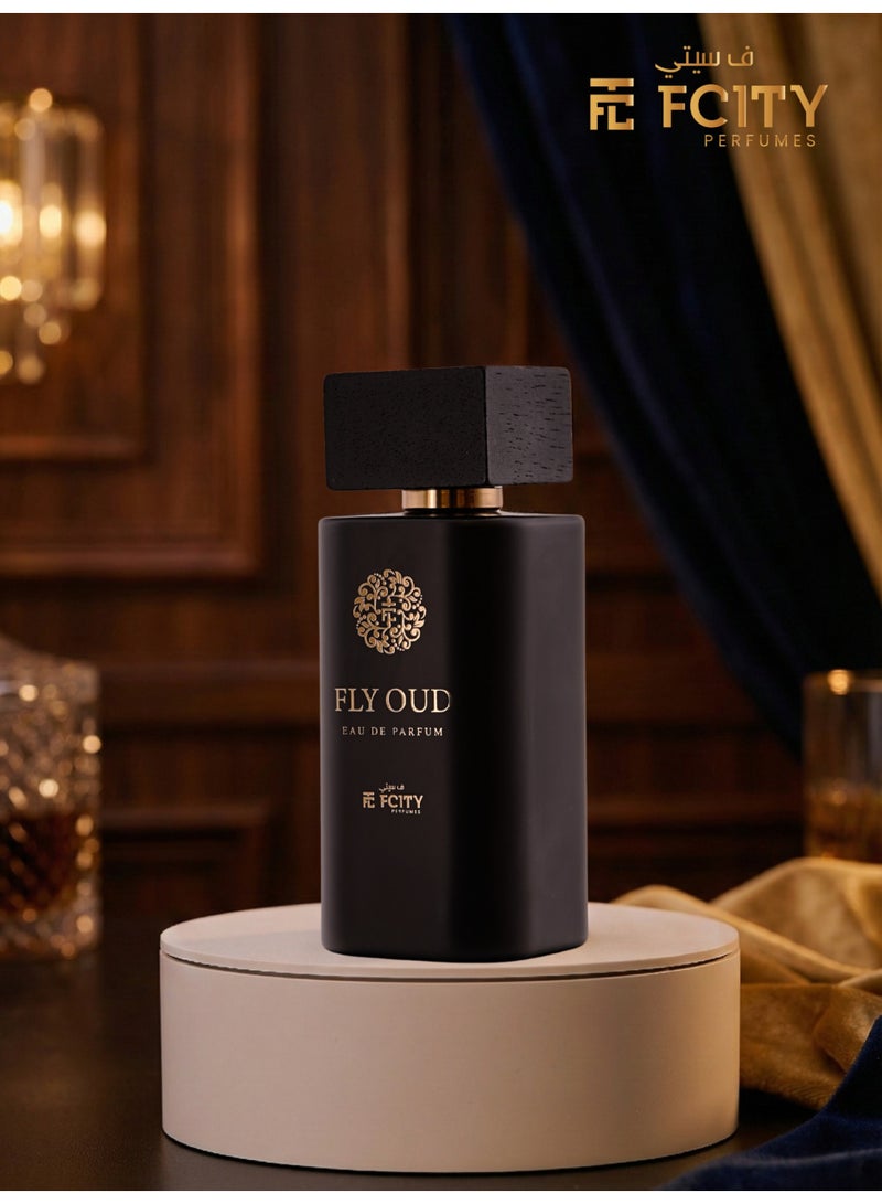 اف ستي لتجارة عطر FCITY FLY OUD للرجال - عطر جلد العود العربي طويل الأمد - 100 مل - Image 2