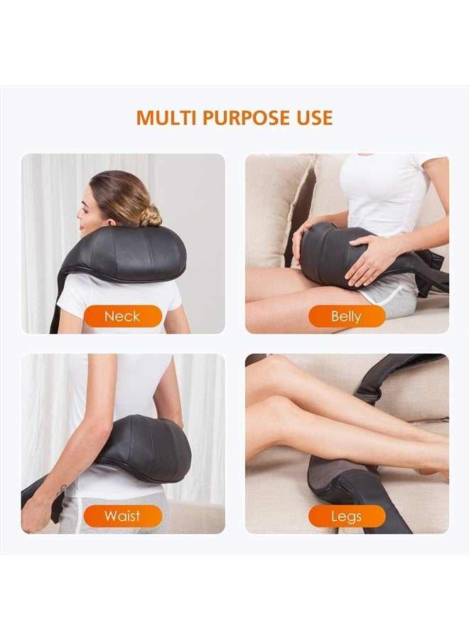 Snailax Shiatsu Neck and Shoulder Massager - Back Massager with Heat, Deep Kneading Electric Massage Pillow for Neck, Back, Shoulder,Foot,Body  - Image 4