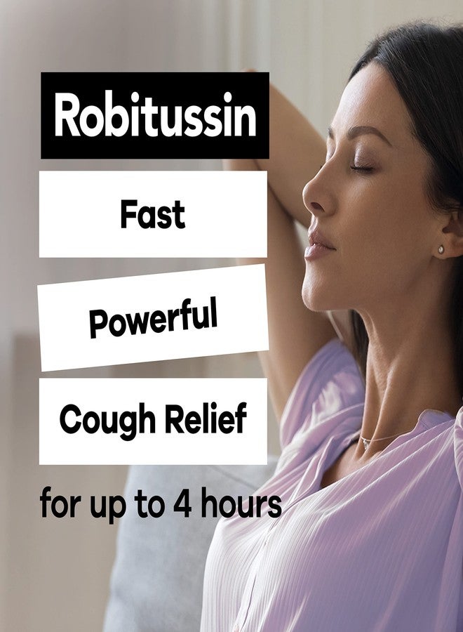 Robitussin Maximum Strength Elderberry Cough Plus Chest Congestion DM, Cough Suppressant for Adults, Providing Liquid Cough and Chest Congestion Relief - 8 Fl Oz - Image 2