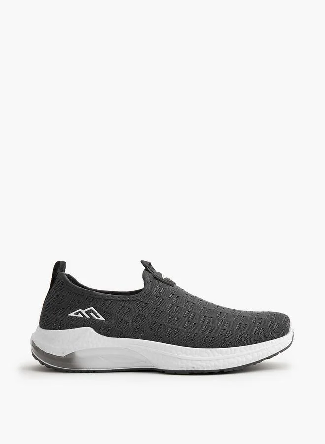 شو اكسبرس Textured Slip-On Sports Shoes With Pull Tab