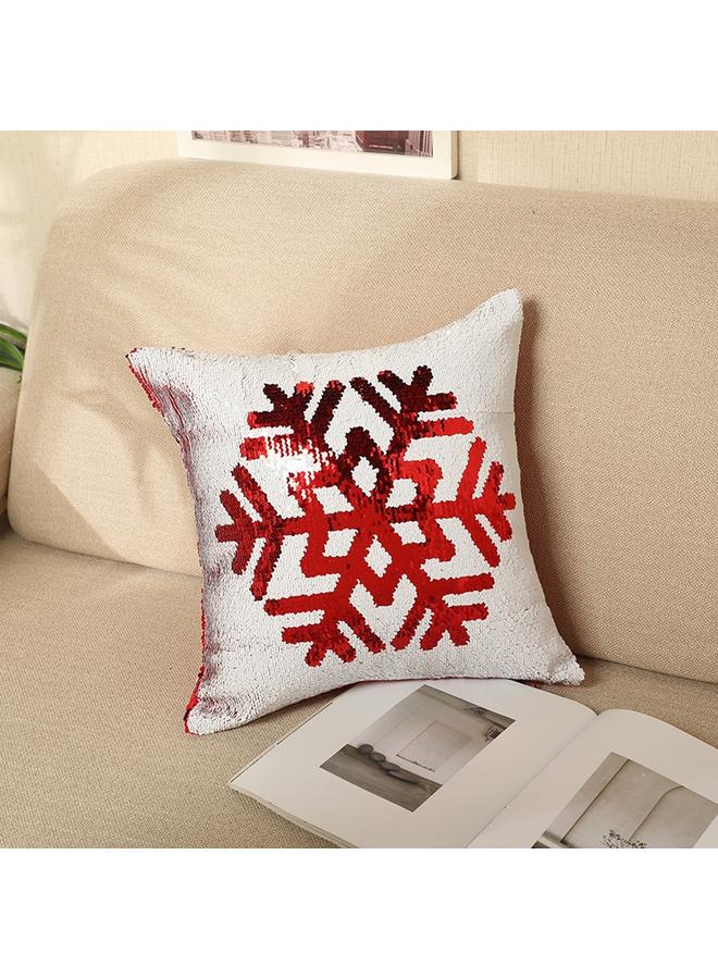 Bluejw American Country Christmas Sequin Pillow Case Single-sided European And American Car Sofa Pillow Case Creative Pillow Case - Image 3