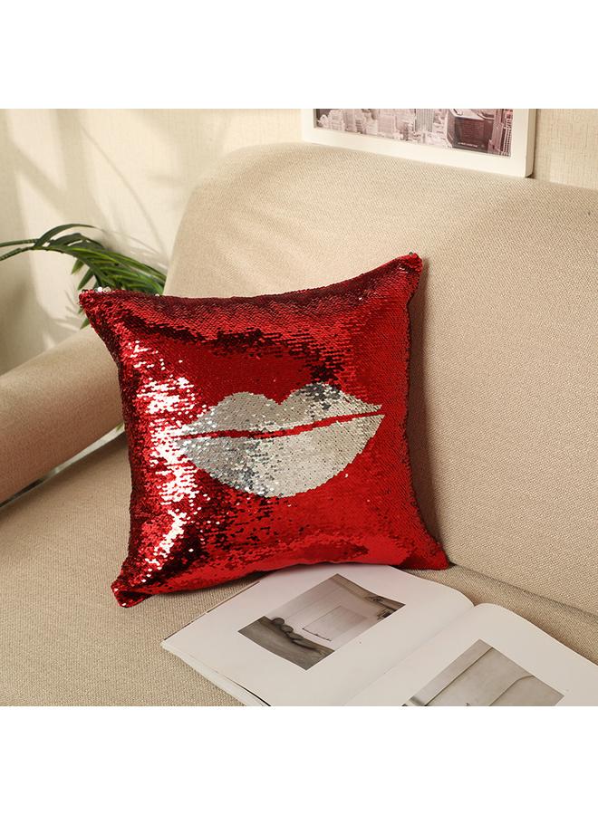 Bluejw American Country Christmas Sequin Pillow Case Single-sided European And American Car Sofa Pillow Case Creative Pillow Case - Image 1