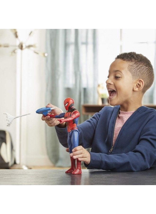 Spider-Man - Marvel Titan Hero Series Blast Gear Action Figure Toy With Blaster 2 Projectiles And 3 Armor Accessories For Kids Ages 4 And Up - Image 1