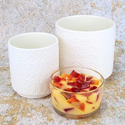 Primal Elements Color Bowl Candle, 2-Wick, Hand Poured, Soy Blend, Tahitian Vanilla, 9.5oz - Image 3