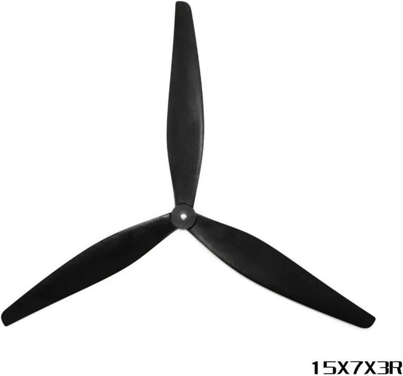 Propeller 2Pairs, Compatible With HQProp, 15X7X3 1570 CW CCW Black-Glass Fiber Reinforced Nylon For 15 Inch RC Drone Model(2pair 15X10) - Image 3