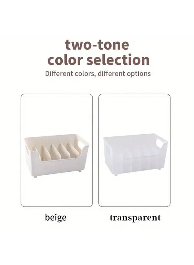 White Plastic Spice Rack with Divided Compartments Countertop Organizer for Sauces - Image 2