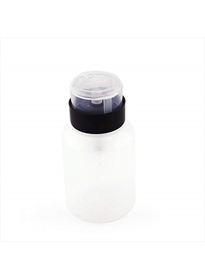 KADS Nail Polish Remover Pump Bottle Lockable Plastic Cap Nail Pump Bottle Alcohol Press Pumping Dispenser Bottle - Image 4