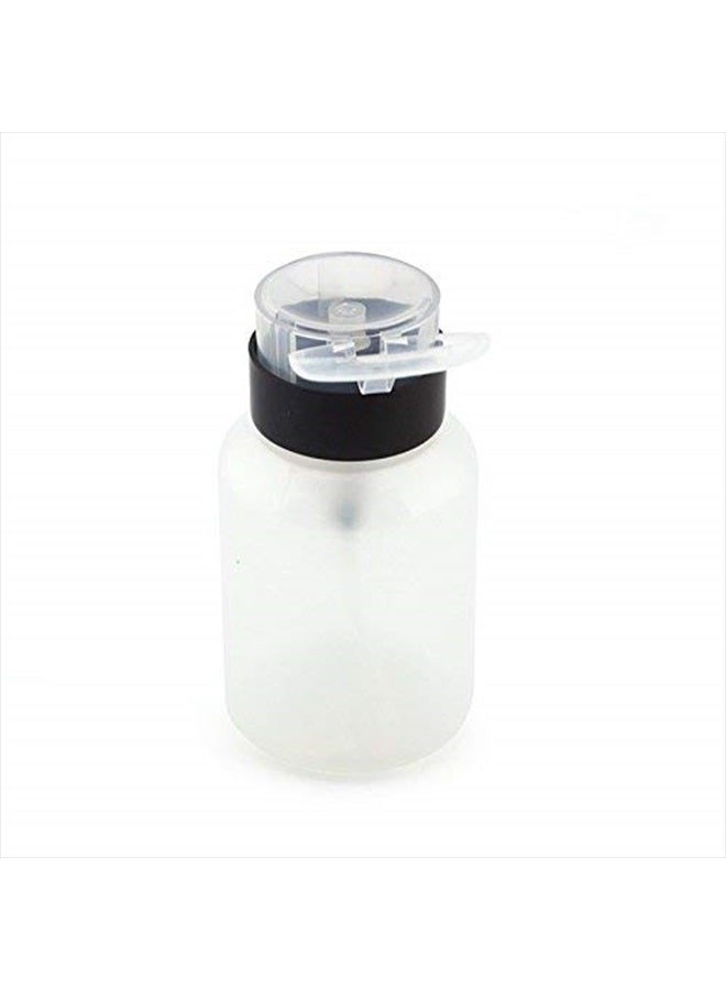 KADS Nail Polish Remover Pump Bottle Lockable Plastic Cap Nail Pump Bottle Alcohol Press Pumping Dispenser Bottle - Image 1