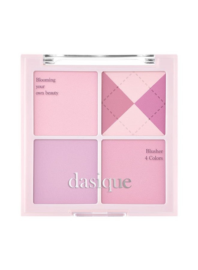 داسيك بودرة خدود داسيك بليندينغ مود رقم 06 بلون التوت | 4 ألوان قابلة للمزج في بودرة ناعمة خفيفة الوزن | نباتي | أحمر خدود وردي - Image 1