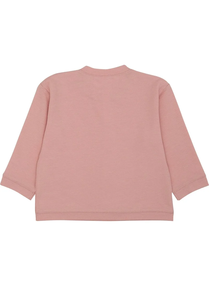Jrmori Basic Sweatshirt with Snap on Shoulders