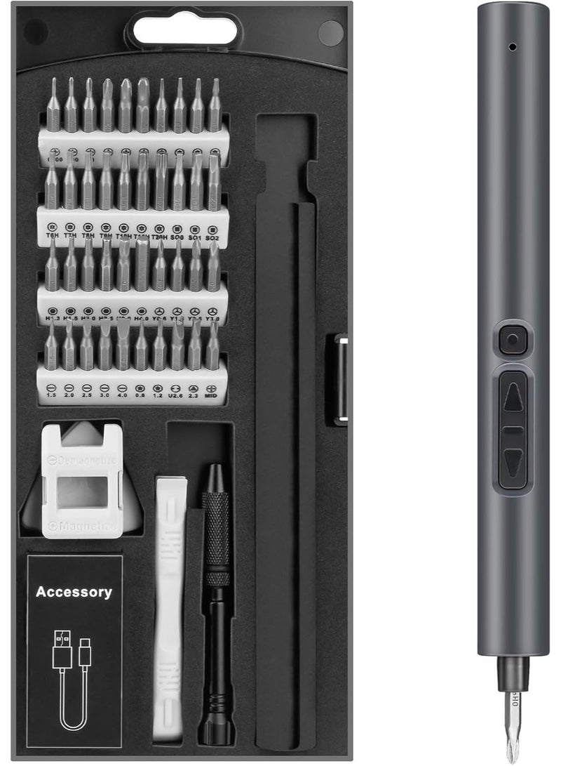 52-in-1 Electric Screwdriver Set – Precision Magnetic Screwdrivers for Repairing Phones, Laptops, Cameras, and Watches - Image 1