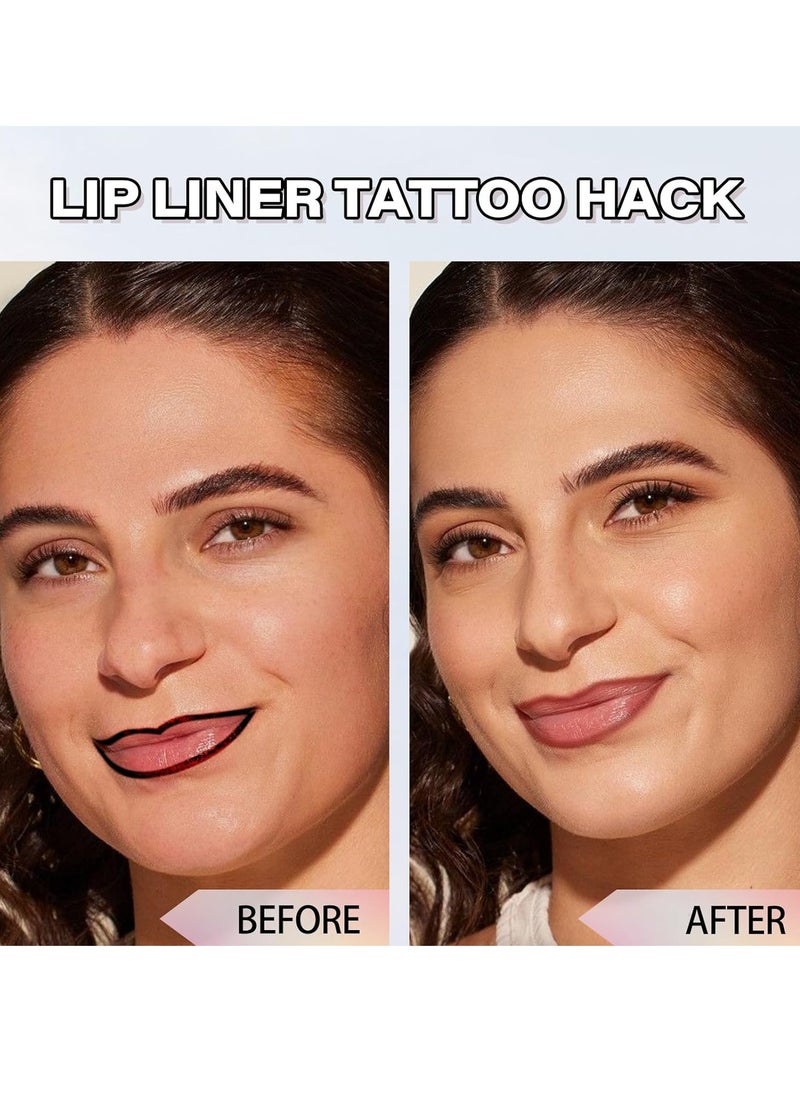 Cilrofelr - Cilrofelr Peel Off Lip Liner Stain, Long Wear Tattoo Lip Liner with Tweezer, Peel Off Lip Stain with Matte Finish, Long Lasting, Waterproof, Transfer-proof, Highly Pigmented Color (Cocoa) - Image 1