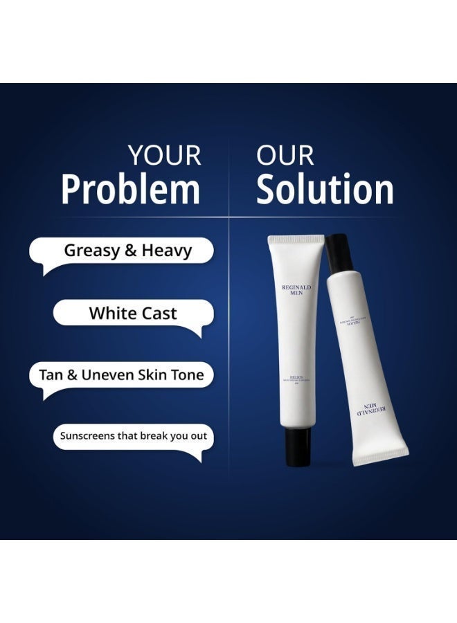 Reginald Men SPF 50+ PA++++ Broad Spectrum Sunscreen, 50g - Image 3