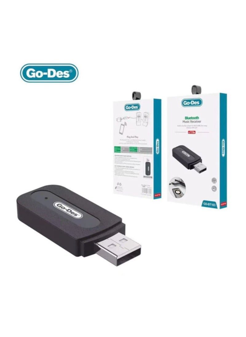 جو-ديز GD-BT103 جهاز استقبال موسيقى بلوتوث