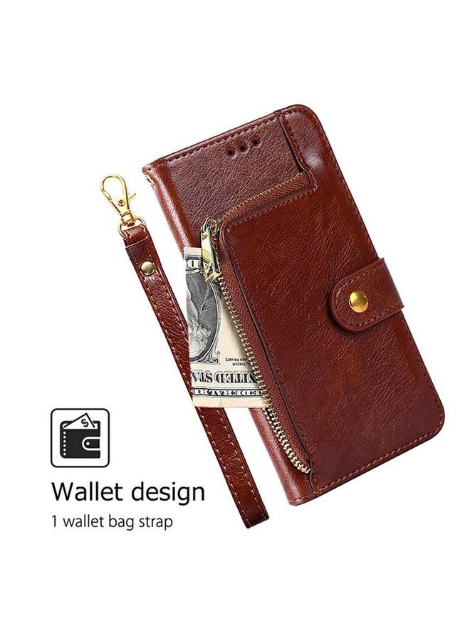 S-TOP Case For Motorola Moto G05 Zipper Bag Leather Phone Case - Image 3