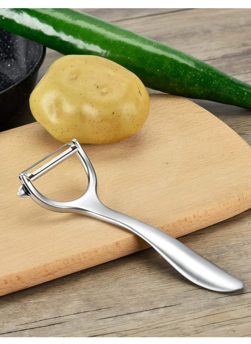 ALMUFARREJ - Dual Stainless Steel Vegetable Peeler Silver - Image 1