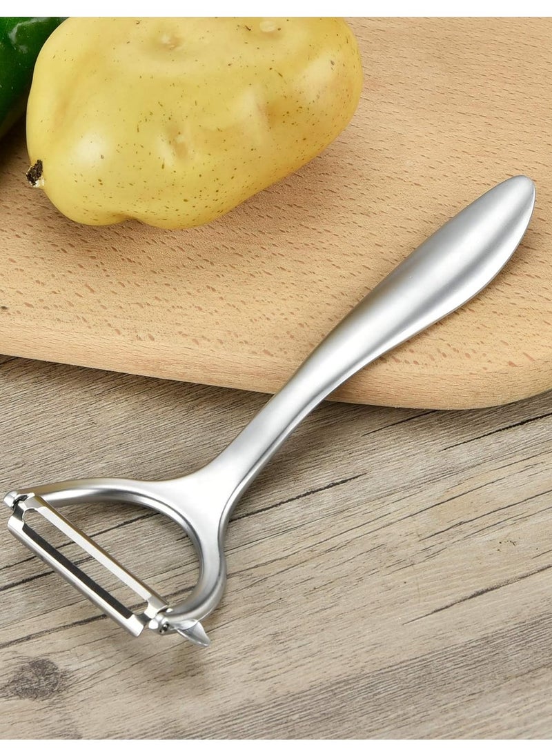 ALMUFARREJ - Dual Stainless Steel Vegetable Peeler Silver - Image 1