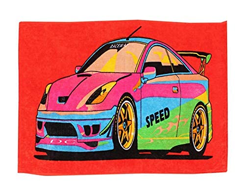 Mandhania Cotton Cartoon Printed Kids Bath Towel for Boys N Girls Pack of 1 - Image 2
