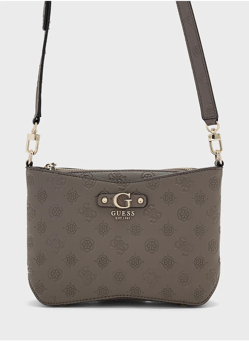 جس Gerty Top Zip Crossbody