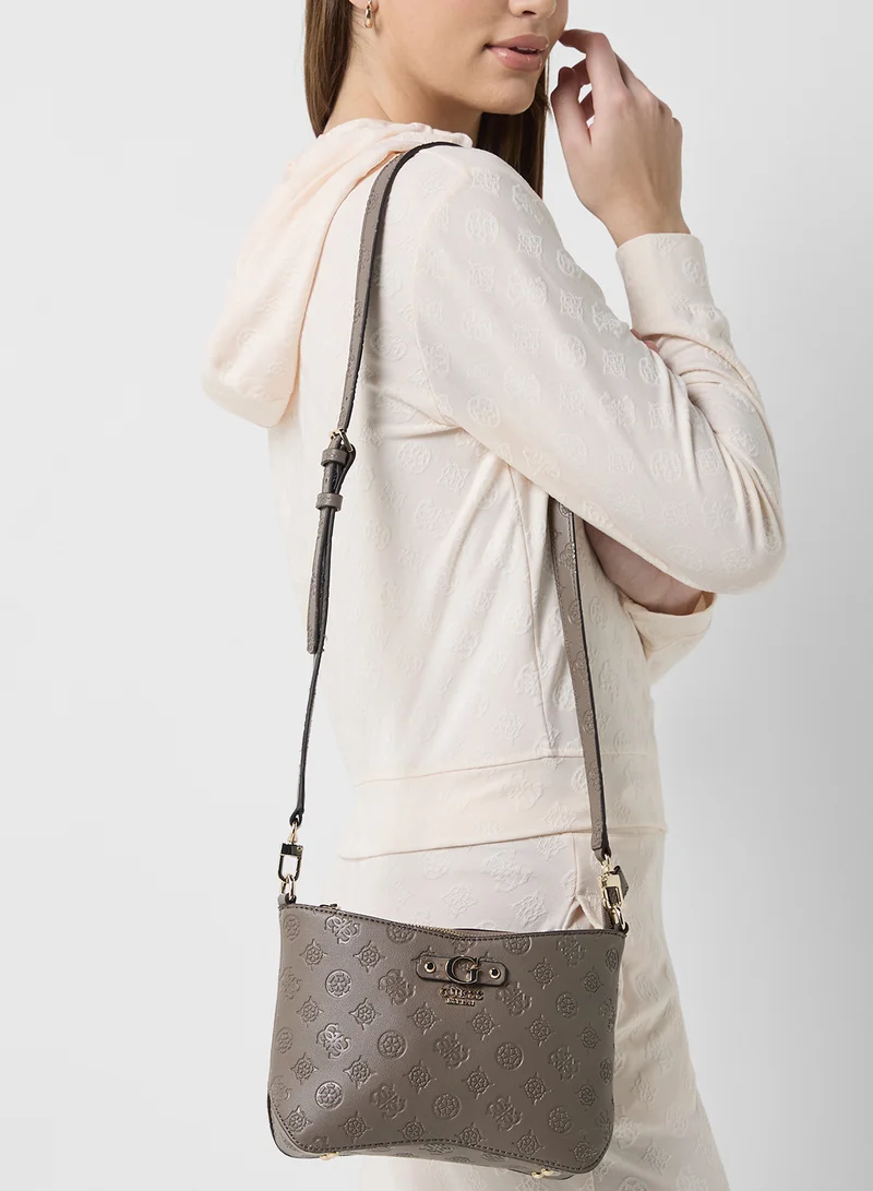 GUESS Gerty Top Zip Crossbody