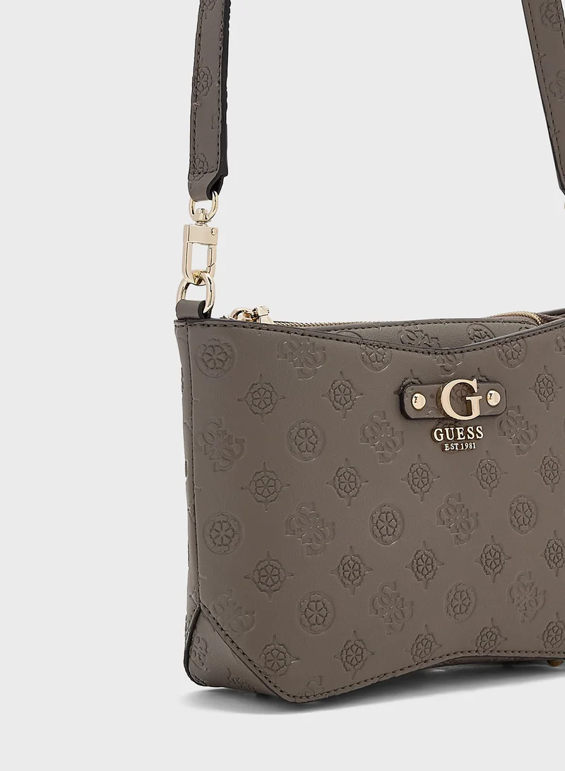 GUESS Gerty Top Zip Crossbody