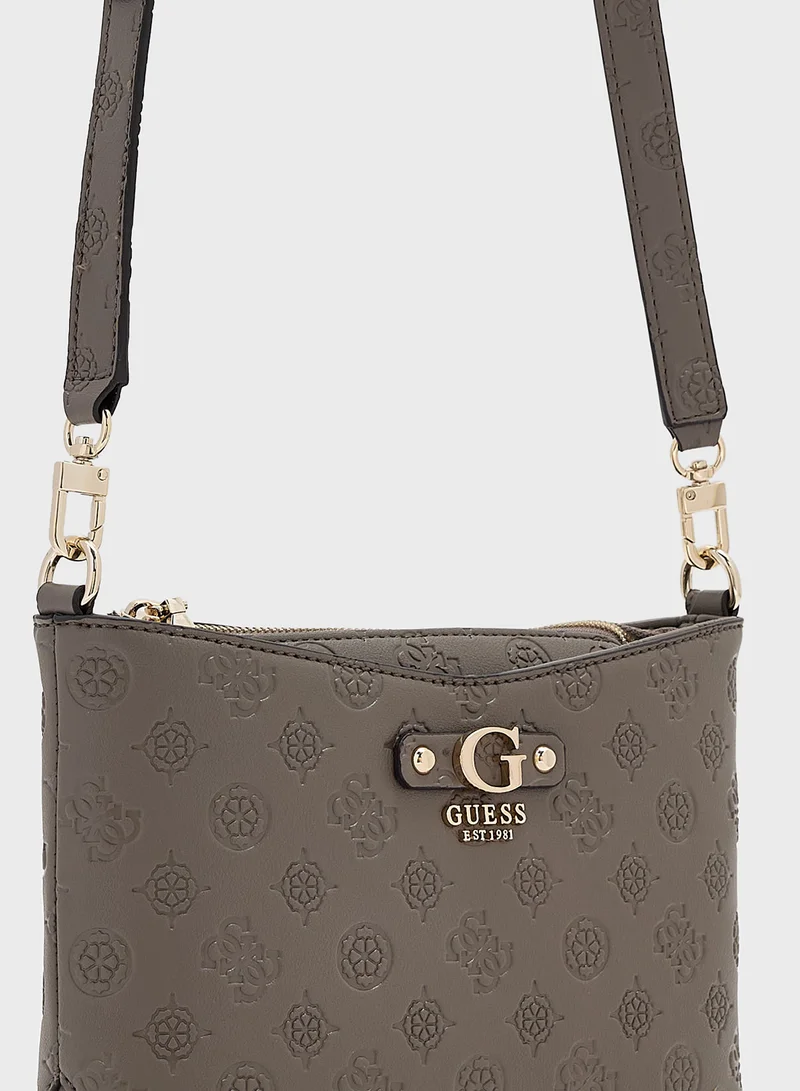 GUESS Gerty Top Zip Crossbody
