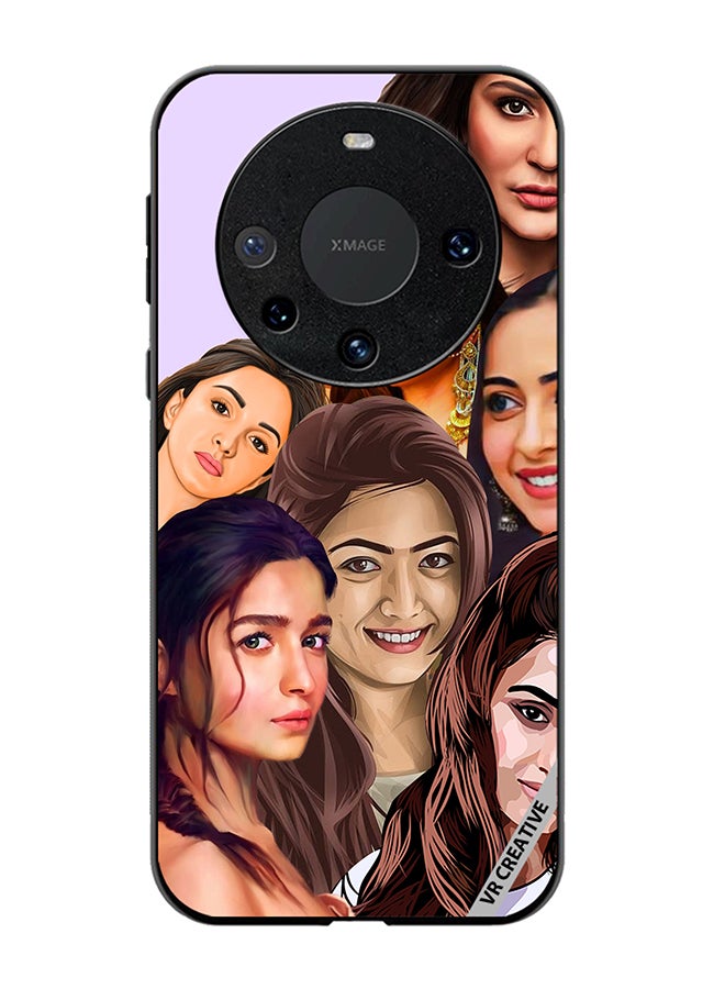 VR CREATIVE Protective Case Cover For Huawei Mate 60 Bollywood Actress Design Multicolour - Image 1