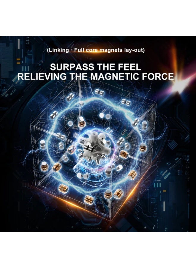 YJ MGC Meta3 Wing Magnetic 3x3 Speed Cube – Advanced Magnetic Competition Cube with Fast Turning and Precise Control - Image 5