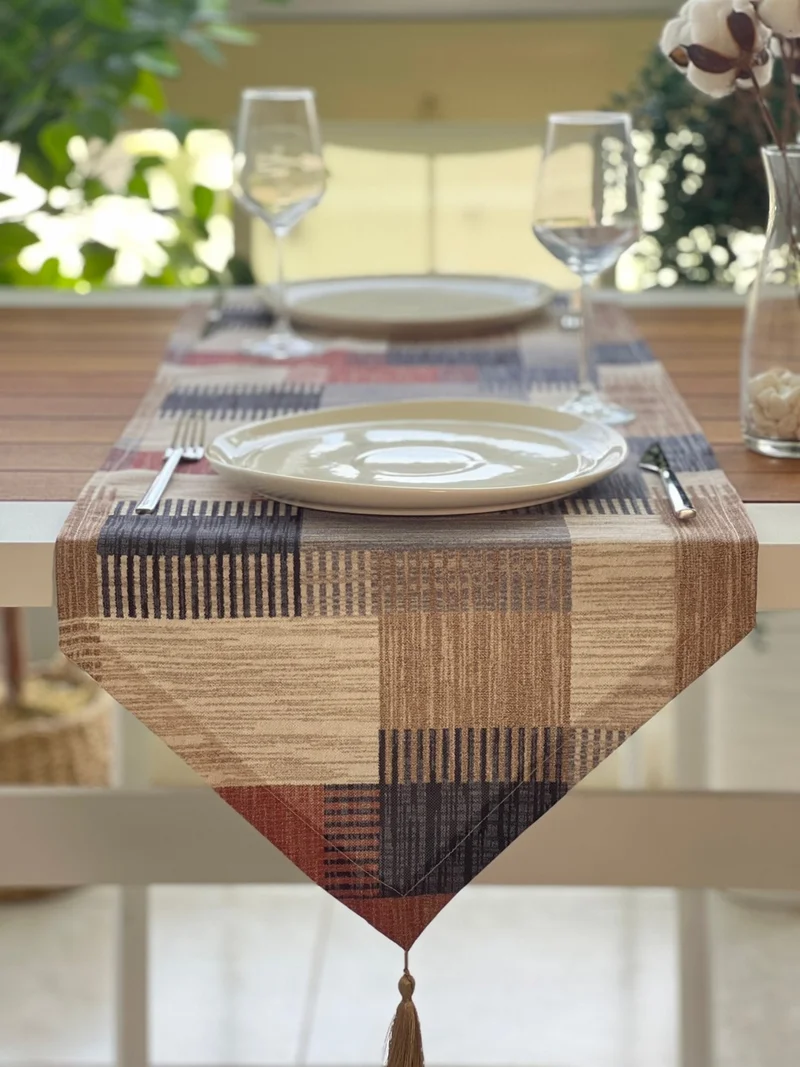 Desenİzmir Pattern Izmir Desenizmir Kilim Patterned Runner Cover