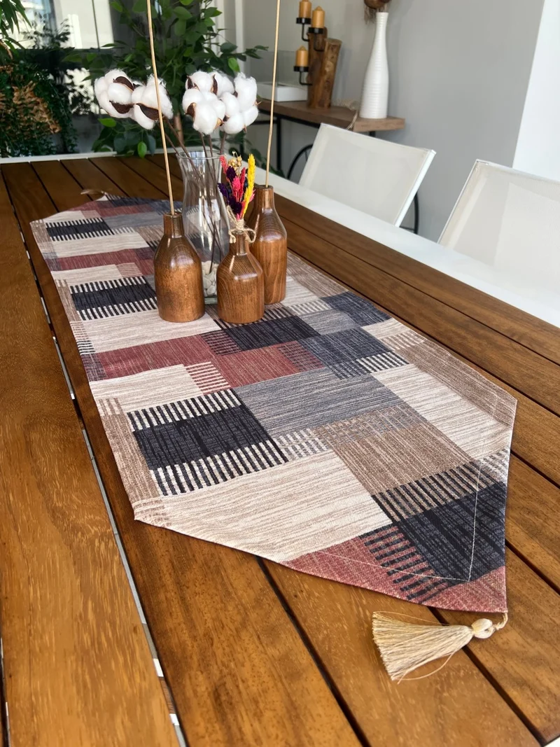 Desenİzmir Pattern Izmir Desenizmir Kilim Patterned Runner Cover
