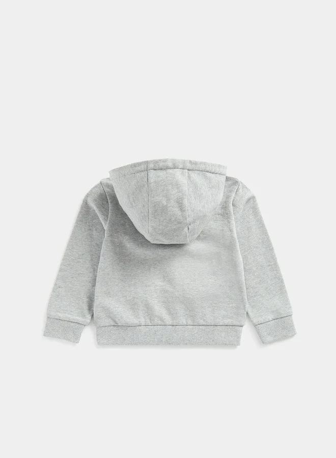 مذركير Grey Zip-Up Hoody