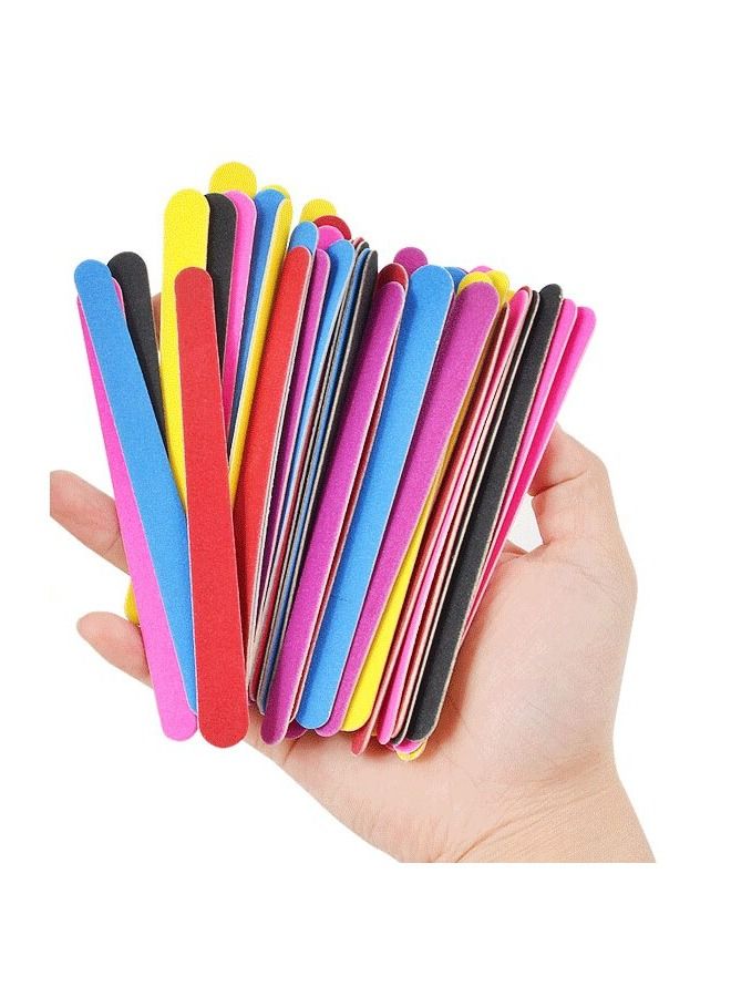 30 Pieces nail file nail care accessories set with double design - Image 1