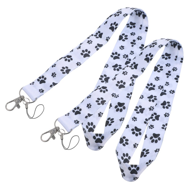 2pcs Cartoon Pattern Phone Neck Strap Hanging Phone Neck Lanyard Certificate Camera Strap - Image 4
