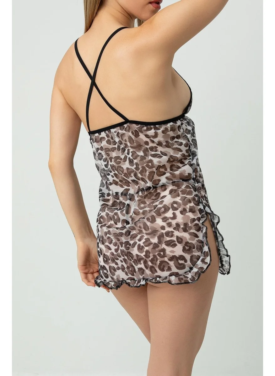 ميور Phevos Patterned Strappy Nightgown