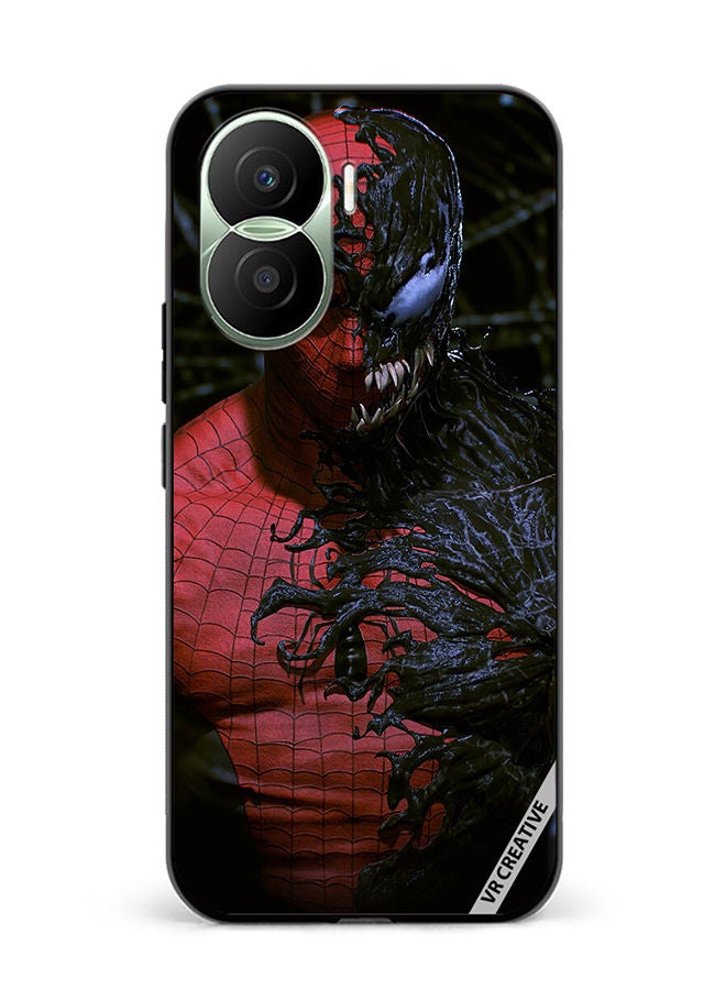 VR CREATIVE Protective Case Cover For Honor Play7T Pro Spiderman Design Multicolour - Image 1