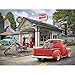 Bits and Pieces 1000 Piece Puzzles for Adults Nostalgic American Gas Station Large 20 x 27 Jigsaw Puzzles 1000 Pieces Vintage Cars Summer Scene No 2 Pieces Alike - Image 4