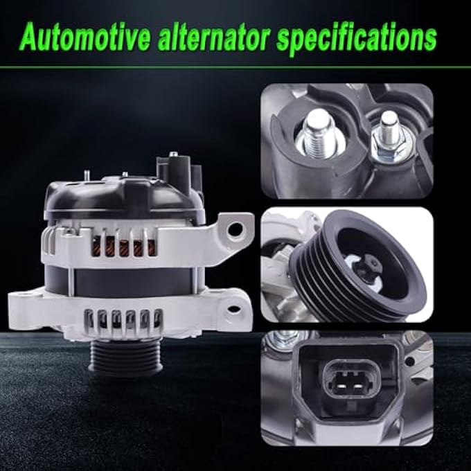 SHICHU New Alternator Compatible with 2008-2017 Equinox 2008-2012 Malibu 2013-2017 Terrain 2008 2009 Torrent Aura 2007-2009 XL-7 2008-2010 Vue 3.6L V6 Replace for 1042102890 1042105250 20841889 - Image 5