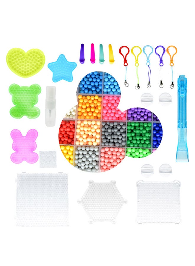 ألعاب تعليمية للأطفال، خرز رذاذ الماء، فاصوليا مائية، مادة يدوية الصنع، حزمة مكملات فاصوليا الماء - اللون: حقيبة أحادية اللون، رقم لون ملاحظة مصورة، حقيبة خلط ألوان عشوائية - Image 5