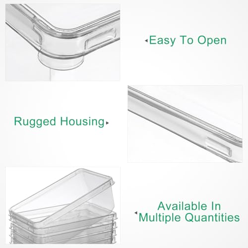 RORPOIR 10Pcs Transparent Tiramisu Boxes with Lids Plastic Dessert Containers for Layer Cakes Mousse Pastries Clear Storage for Home Caf - Image 5