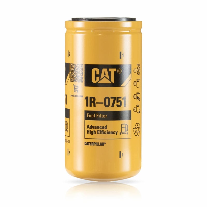 Caterpillar 1R0751 Advanced High Efficiency Fuel Filter Multipack Pack of 1