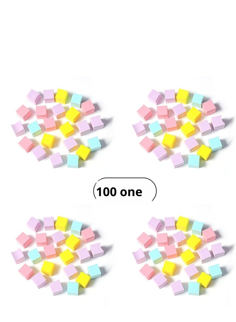 أدوات فن الأظافر ، الإسفنج التدرج كتلة التوفو ، يمكن خلطها مع الغراء بات ، تلطيخ الأظافر ، أحمر الخدود ، المربعات الصغيرة الملونة - Image 1