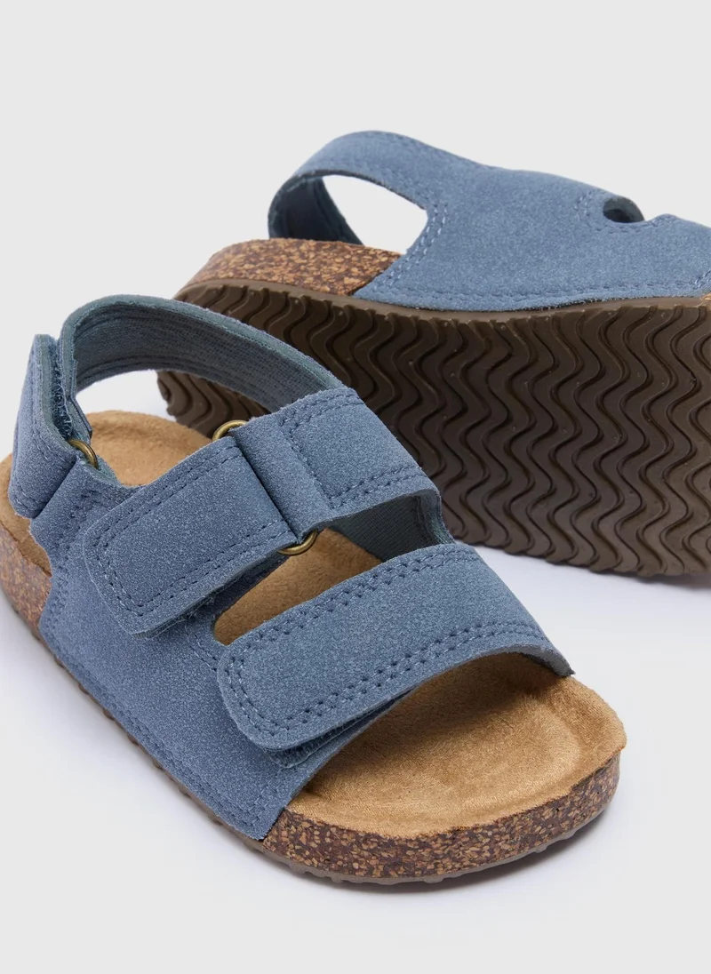 ماتلان Boys Blue Footbed Sandals