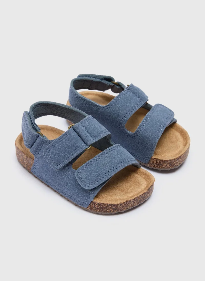 ماتلان Boys Blue Footbed Sandals