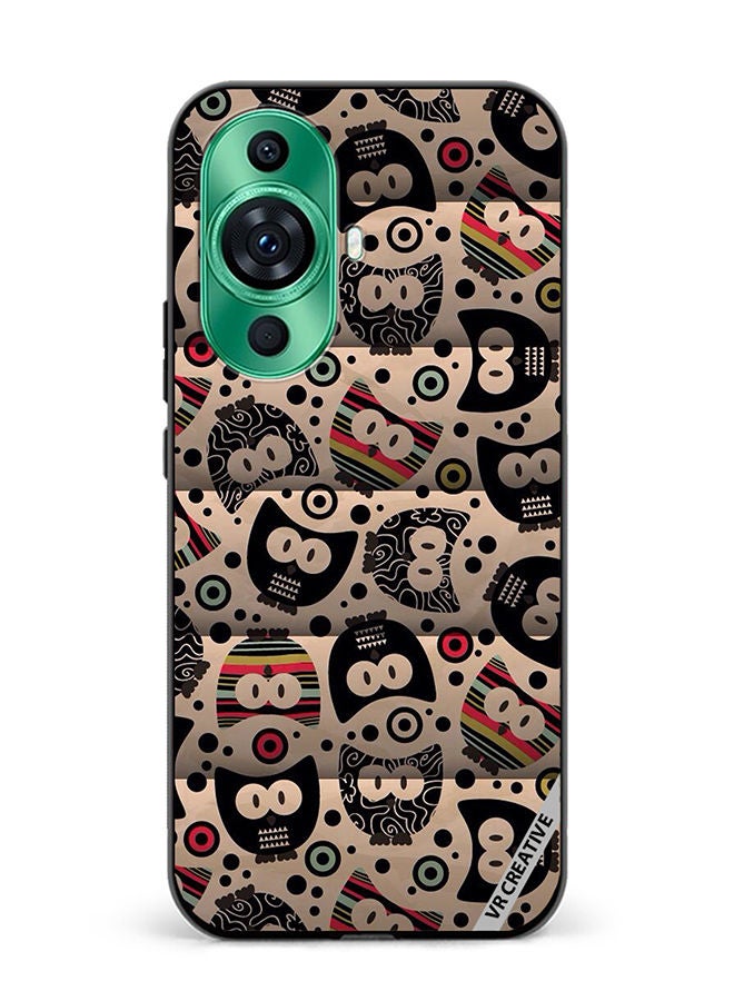 VR CREATIVE Protective Case Cover For Huawei nova 11 Cartoon Owl Design Multicolour - Image 1