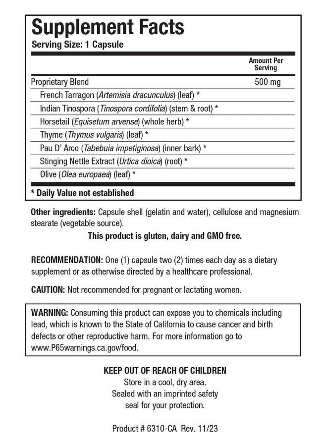 Biotics Research FC Cidal Herbal Blend That Supports Healthy GI Function and Microbial Balance 120 Caps - Image 2