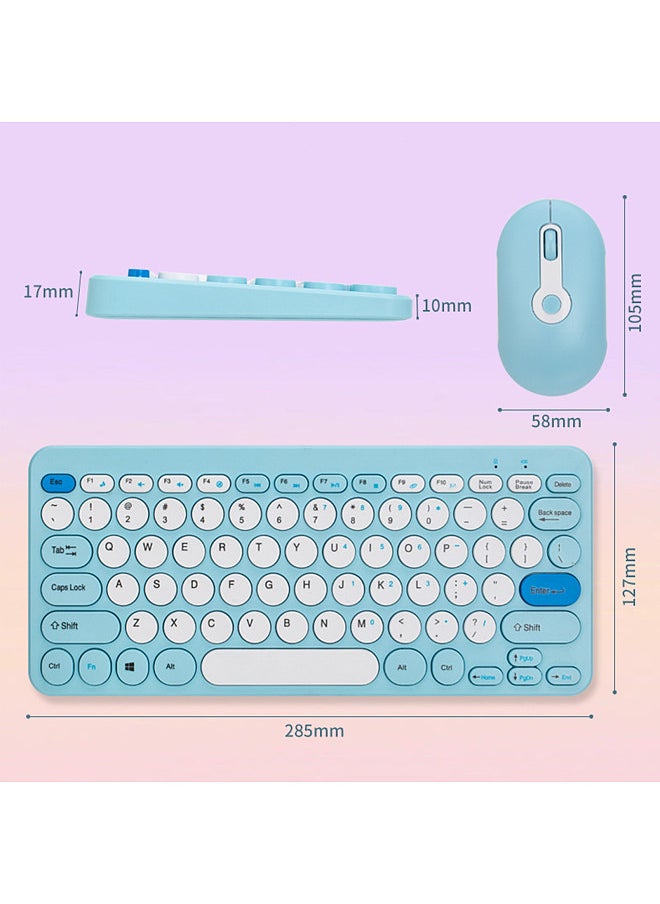 Generic - Wireless Keyboard and Mouse Combo  2.4G  Ergonomic  Compact  Silent  for Computer and Laptop - Image 1