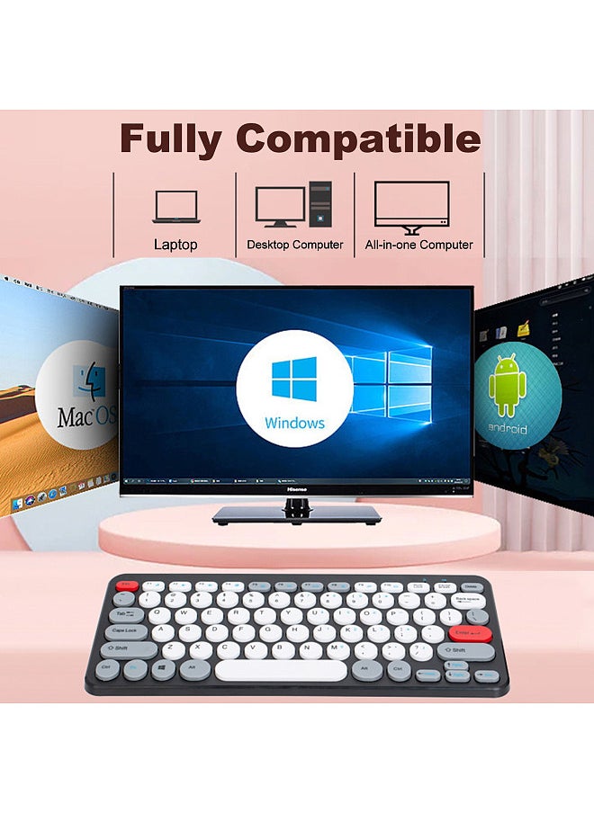 Generic - Wireless Keyboard and Mouse Combo  2.4G  Ergonomic  Compact  Silent  for Computer and Laptop - Image 1
