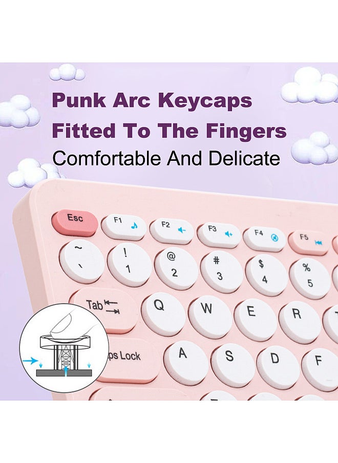 Generic - Wireless Keyboard and Mouse Combo  2.4G  Ergonomic  Compact  Silent  for Computer and Laptop - Image 1